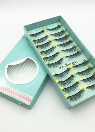 10/2 Pairs Mink Eyelashes Natural 3D Lashes Faux Cils Makeup Dramatic False Eyelashes Wholesale Eyelash Extension Makeup Tools - Riparo82