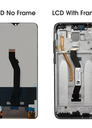 6.53" per Xiaomi Redmi Note 8 Pro Display LCD Touch Screen, per Redmi Note8Pro M1906G7I Display LCD Sostituisci, con cornice - riparo82