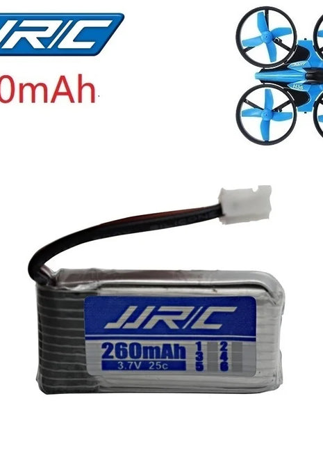 Batteria originale JJRC H36 3.7V 260mAh per E010 E011 E012 E013 Drone per Furibee F36 RC Quadcopter Parti Lipo Batteria e caricabatterie - riparo82
