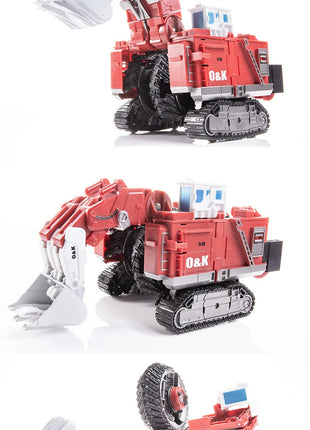 AOYI Cool 8 IN 1 Oversize Devastator Toys Boy Anime Hook Action Figures Robot Car Ingegneria Modello di veicolo Bambini - riparo82