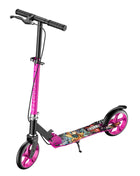 Urban Adult Two-Wheel Foldable Scooter with Large PU Planar Wheel and Hand Brake for Convenient Transportation - riparo82