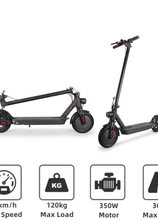 EU Warehouse Patinetes Electrico xiaomi 250W 350W Brushless Powerful Motor Folding Cheap Adults Used Electric Scooters With Seat - Riparo82