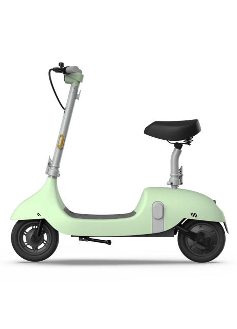 DB Electric Scooter Green with Foldable Seat 35 Mile Operating Range & 15.5mph Max Speed 8 & 10 Inch Tires 120kg Max Load - riparo82