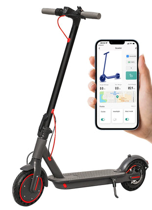 Best Price TUYA App-Controlled Smart Electric Scooter for Adults New Design with Disc Brake Unisex Two-Wheel - riparo82