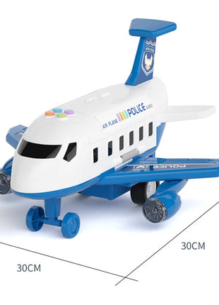 QWZ Nuovo Aereo Simulazione Pista Inerzia Giocattolo Aereo con Luci Musica Aereo Passeggeri di Grandi Dimensioni Aerei di Linea Per Bambini Auto Giocattolo Regali - riparo82