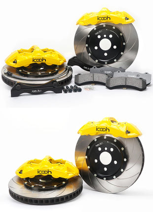 Sistema frenante a disco freno Disco forato rotore con tappo centrale e staffa con linea freno per McLa/BMW E46 M3 /Audi S4 B5/Lb Urus