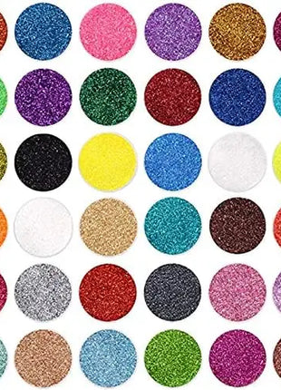 36 Colors Set, Fine Glitter for Resin, Arts and Craft Supplies Glitter, Cosmetic for Body Nail Face Hair Eyeshadow Lip Gloss Mak - Riparo82