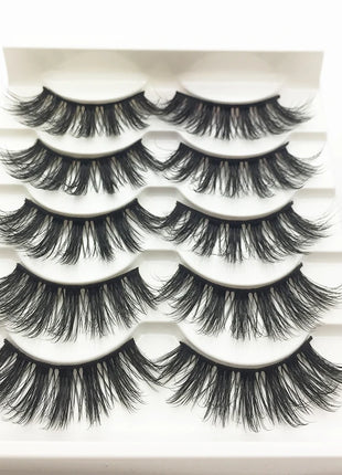 10/2 Pairs Mink Eyelashes Natural 3D Lashes Faux Cils Makeup Dramatic False Eyelashes Wholesale Eyelash Extension Makeup Tools - Riparo82