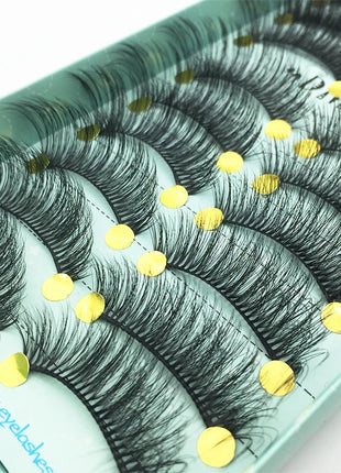 10/2 Pairs Mink Eyelashes Natural 3D Lashes Faux Cils Makeup Dramatic False Eyelashes Wholesale Eyelash Extension Makeup Tools