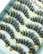 10/2 Pairs Mink Eyelashes Natural 3D Lashes Faux Cils Makeup Dramatic False Eyelashes Wholesale Eyelash Extension Makeup Tools