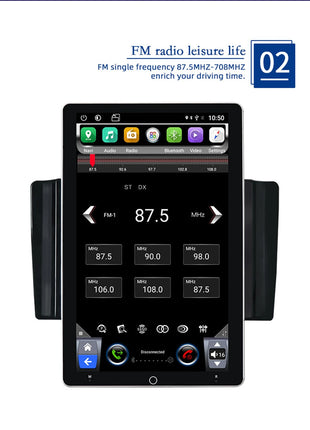 Universal 2 Din Tesla Autoradio 2 din Android 14 Rotatable screen Car Stereo Car Radio GPS Navi Car Multimedia Player 10.1 in - Riparo82