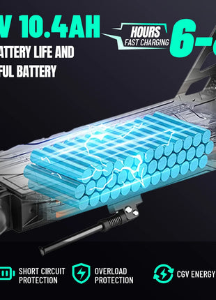 TODIMART G2 Electric Kick Scooter Foldable 10-inch High-Speed Two-Wheel Scooter - riparo82