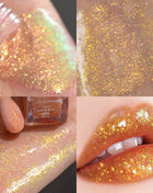 CHARMACY Duochrome Mineral Liquid Lipstick Chameleon Holographic Lip Gloss with Shimmer Aurora Effect Glitter Makeup - Riparo82