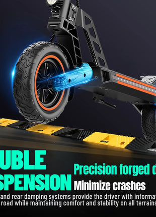 TODIMART G2 Electric Kick Scooter Foldable 10-inch High-Speed Two-Wheel Scooter - riparo82