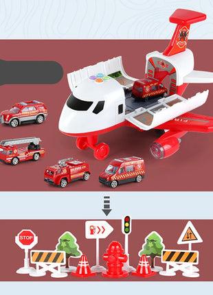 QWZ Nuovo Aereo Simulazione Pista Inerzia Giocattolo Aereo con Luci Musica Aereo Passeggeri di Grandi Dimensioni Aerei di Linea Per Bambini Auto Giocattolo Regali - riparo82