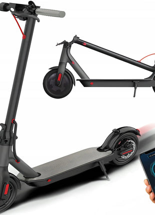 DB Adult Electric Scooter 350W 36V10.4AH J-03 Motorized Folding Electric Scooter 8.5 Inch Tires Speed 35KM/H 20KM Range 120KG - riparo82