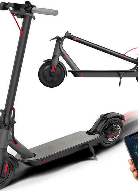 DB Adult Electric Scooter 350W 36V10.4AH J-03 Motorized Folding Electric Scooter 8.5 Inch Tires Speed 35KM/H 20KM Range 120KG - riparo82