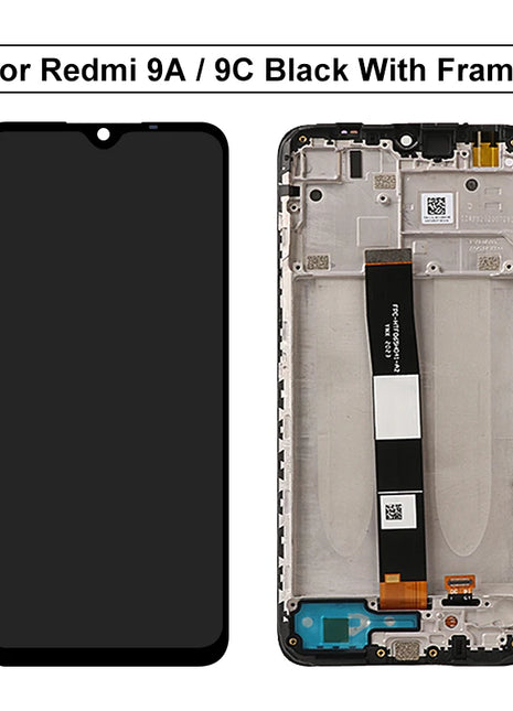 Test al 100% per Xiaomi Redmi 9 9A 9C Display LCD Touch Screen Digitizer per Redmi M2004J19AG M2004J19C Assemblea parti di ricambio - riparo82