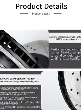 Rotori dei freni automobilistici a disco freno per auto ad alte prestazioni buon prezzo di fabbrica dei freni per Saab Aero 93