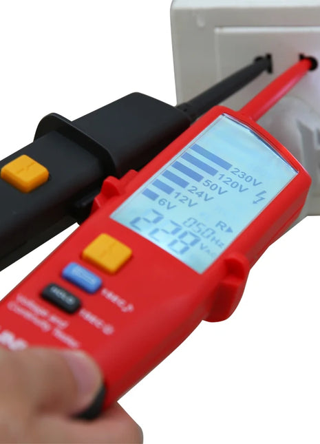 UNI-T Digital Voltmeter UT18C UT18D AC DC Voltage Continunity Tester 690V LCD Display 3 Phase Sequence RCD Electrical Tester - Riparo82