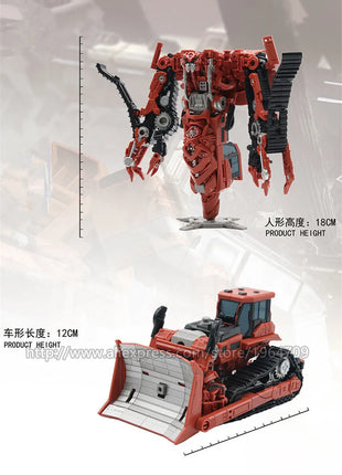 AOYI Cool 8 IN 1 Oversize Devastator Toys Boy Anime Hook Action Figures Robot Car Ingegneria Modello di veicolo Bambini - riparo82