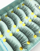 10/2 Pairs Mink Eyelashes Natural 3D Lashes Faux Cils Makeup Dramatic False Eyelashes Wholesale Eyelash Extension Makeup Tools