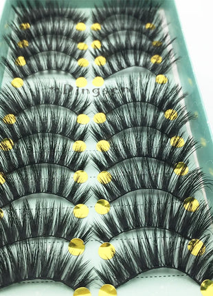 10/2 Pairs Mink Eyelashes Natural 3D Lashes Faux Cils Makeup Dramatic False Eyelashes Wholesale Eyelash Extension Makeup Tools - Riparo82