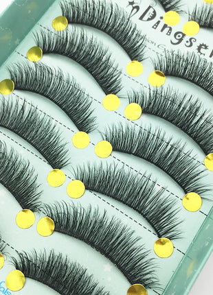 10/2 Pairs Mink Eyelashes Natural 3D Lashes Faux Cils Makeup Dramatic False Eyelashes Wholesale Eyelash Extension Makeup Tools