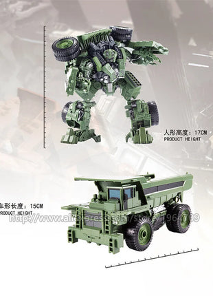 AOYI Cool 8 IN 1 Oversize Devastator Toys Boy Anime Hook Action Figures Robot Car Ingegneria Modello di veicolo Bambini - riparo82