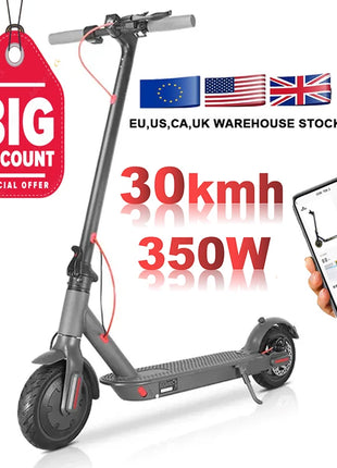 European Warehouse Wholesale Foldable E Scooter with 350W Motor 8.5inch M365 Electric Scooters Adult Folding Escooter - riparo82