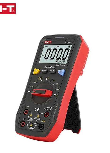 UNI-T Mini Digital Multimeter UT60EU 1000V AC DC Voltage Current Meter Automotive Tester Capacitor Temperature Test 9999  Counts