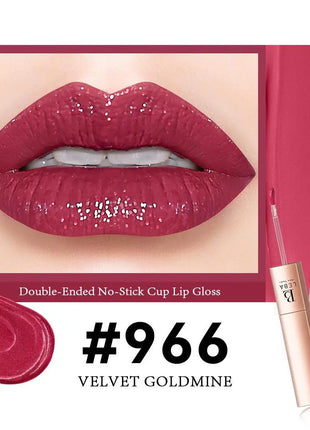 Color-Locking Dual-Ended Lip Gloss for Women - Makeup Cosmetic - Riparo82