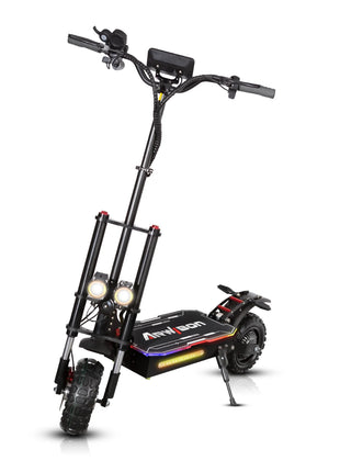 USA Warehouse Free Shipping 5600w Dual Motor 85Km/h 38ah Battery Long Range Trotinette Electrique Off Road Electric Scooter - riparo82