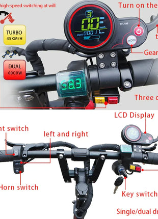 45 Kmh Scoot Electr 48v M4 Pro 800w Sit Electric E Scooter for Adult With Seat - riparo82