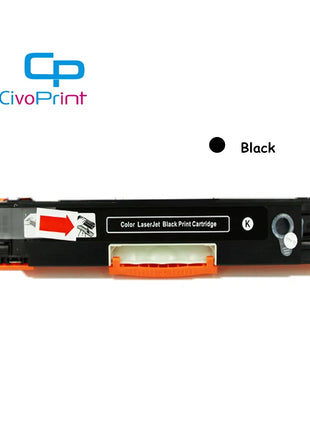 Civoprint Compatible toner cartridge CB540A 540 CB541A CB542A CF210A 540A CB540 for HP laserJet CP1213 CP1214 CP1215 CP1216 - Riparo82