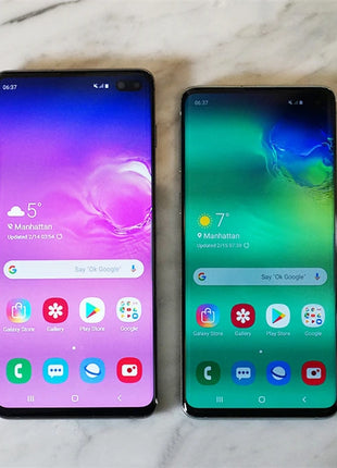 Samsung Galaxy S10 Plus S10 + G975F G975FD G975U1 G9750 6.4 "AMOLED RAM 8/12GB ROM 128/512GB/1TB NFC 4G LTE Telefono cellulare originale - riparo82