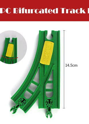 Nuova binario ferroviario in legno Tutti i tipi Biforcazione binario forcella Accessori per binari in legno di faggio adatti per binari in legno Thomos Giocattolo Regalo per bambini