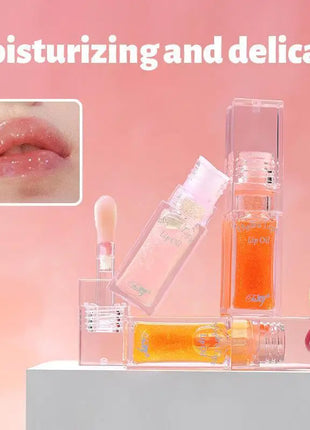 Magic Color Changing Lip Oil Moisturizing Lip Glow Oil Plumping Shimmer Liquid Lipstick Hydrating Lip Gloss Non-sticky Lip Tint - Riparo82
