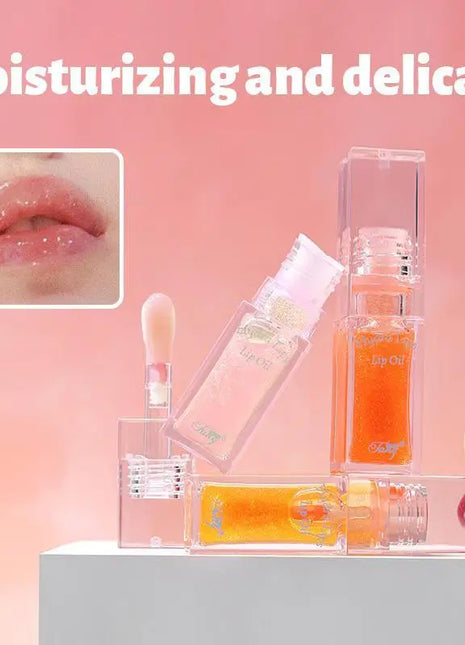 Magic Color Changing Lip Oil Moisturizing Lip Glow Oil Plumping Shimmer Liquid Lipstick Hydrating Lip Gloss Non-sticky Lip Tint - Riparo82