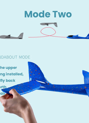 48 centimetri Grande Lancio A Mano Lancio Schiuma Palne EPP Modello di Aereo Aliante Aereo Modello di Aereo All'aperto FAI DA TE Giocattolo Educativo per I Bambini - riparo82
