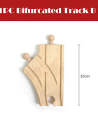 Nuova binario ferroviario in legno Tutti i tipi Biforcazione binario forcella Accessori per binari in legno di faggio adatti per binari in legno Thomos Giocattolo Regalo per bambini