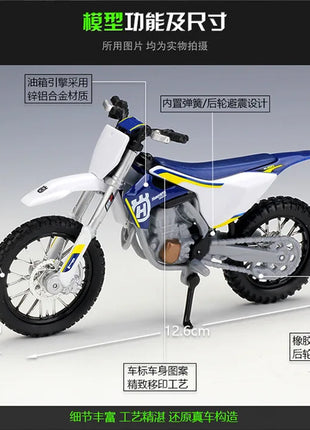 Scala 1/18 Maisto MY Husqvarna FC 450 Vitpilen 701 moto Enduro Racing Diecast Model Dirt Bike Motocross Off Road Replica - riparo82