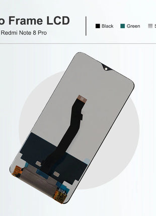 6.53" per Xiaomi Redmi Note 8 Pro Display LCD Touch Screen, per Redmi Note8Pro M1906G7I Display LCD Sostituisci, con cornice - riparo82