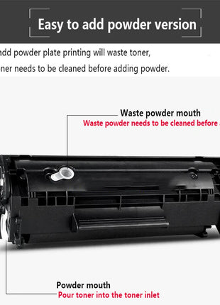 Q2612A q2612 12a 2612 toner cartridge 2612a for HP LaserJet 1010 1012 1015 1020 3015 3020 3030 3050 1018 1022 1022N printer - Riparo82