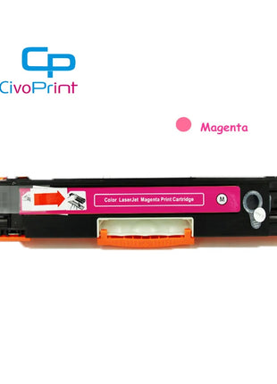 Civoprint Compatible toner cartridge CB540A 540 CB541A CB542A CF210A 540A CB540 for HP laserJet CP1213 CP1214 CP1215 CP1216 - Riparo82