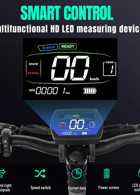 TODIMART G2 Electric Kick Scooter Foldable 10-inch High-Speed Two-Wheel Scooter - riparo82