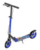 Urban Adult Two-Wheel Foldable Scooter with Large PU Planar Wheel and Hand Brake for Convenient Transportation - riparo82