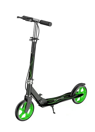 Urban Adult Two-Wheel Foldable Scooter with Large PU Planar Wheel and Hand Brake for Convenient Transportation - riparo82