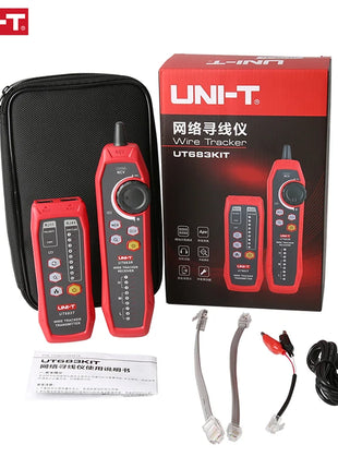 UNI-T UT683KIT Lan Tester Network Wire Tracer Cable Tracker RJ45 RJ11 Telephone Line Finder Repairing Networking Tool