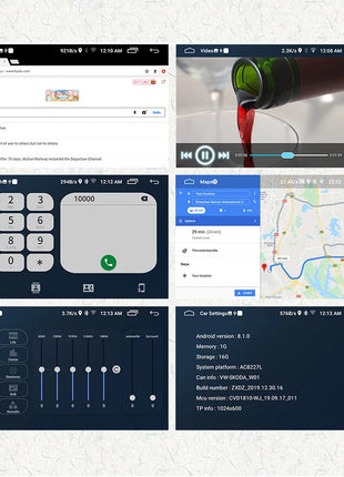 2 Din Car Radio Android 13 Car Multimedia Player GPS WiFi Carplay For Volkswagen Skoda Octavia golf 5 6 touran passat polo Jetta - Riparo82